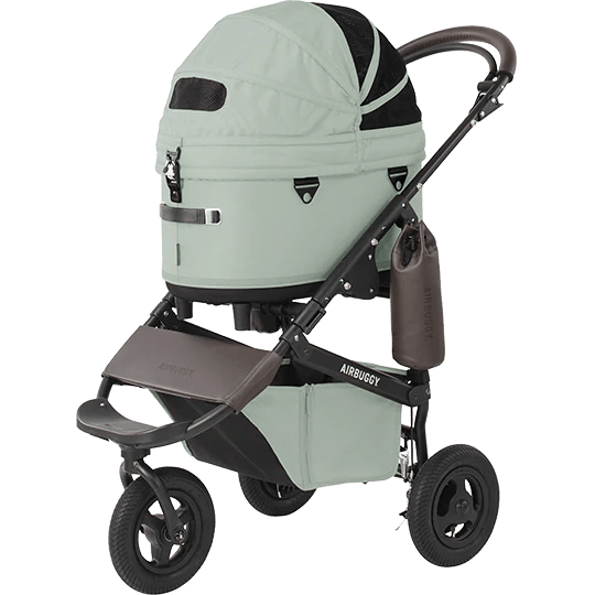 Grass Green DOME3 Dog Stroller by Airbuggy REGULAR godoggiestyle