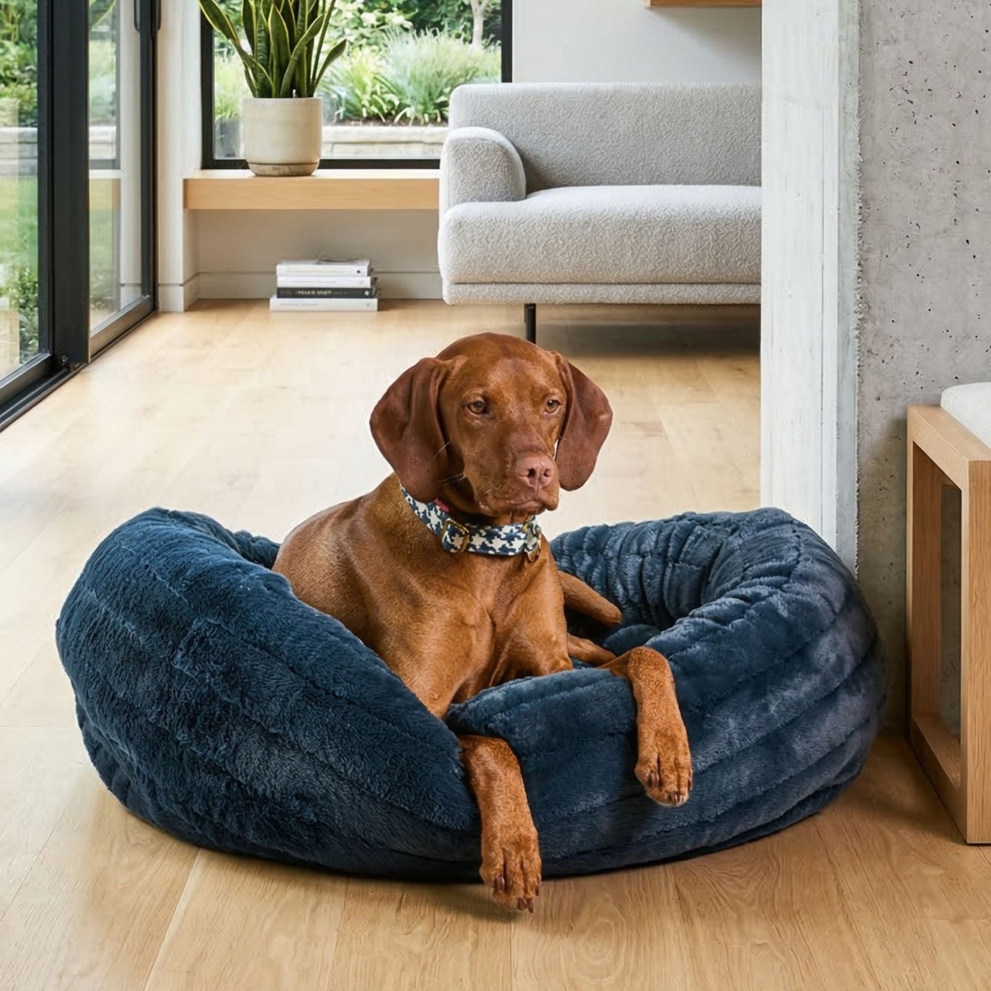 Bowsers Donut Dog Bed - Soft Textures