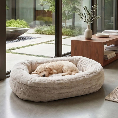 Bowsers Donut Dog Bed - Soft Textures