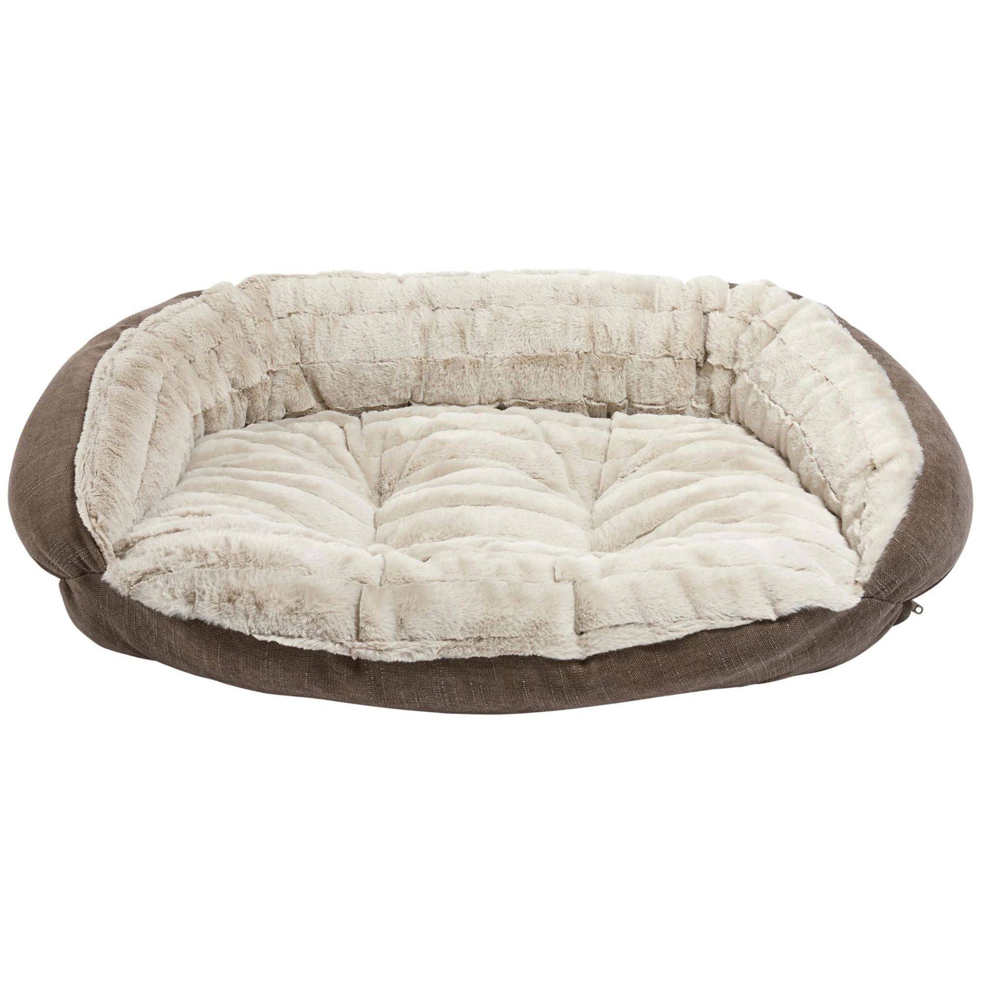 Rain / Mousse Bowsers Crescent Reversible Dog Bed