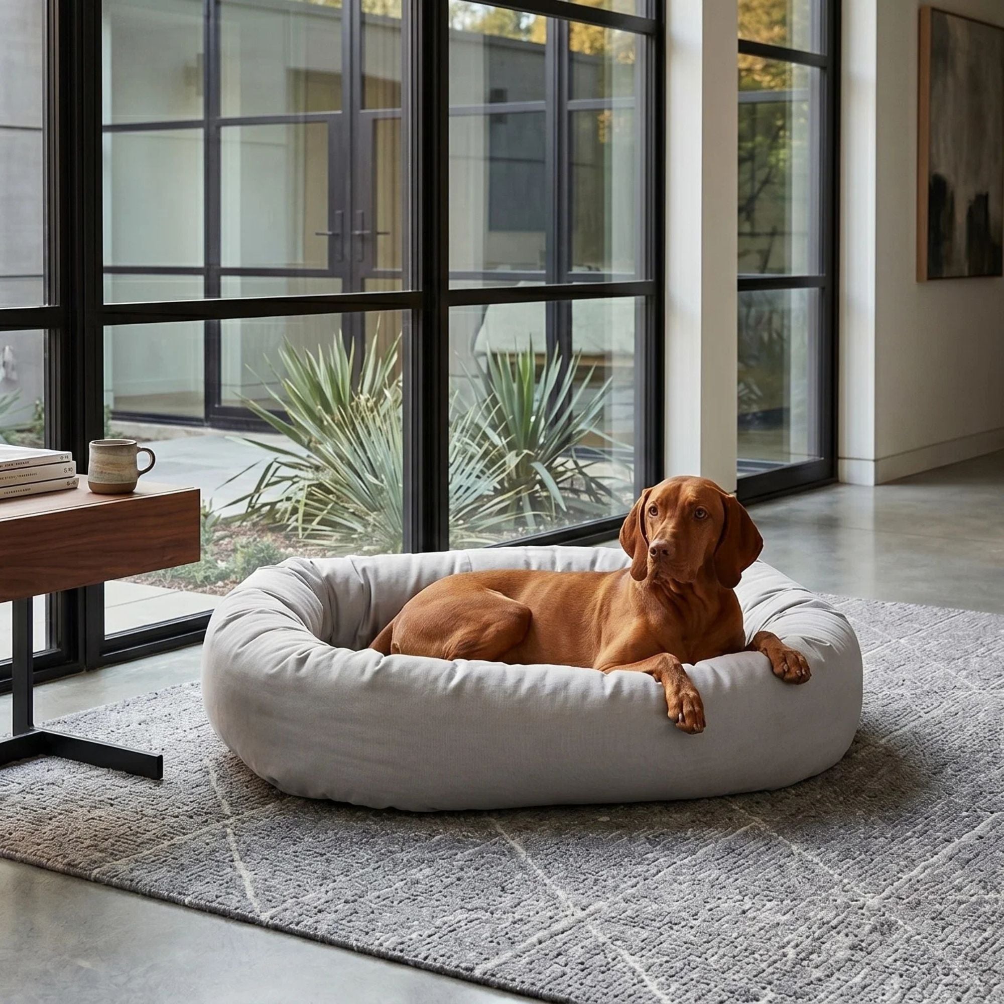 Bowsers Donut Dog Bed - Signature Solids