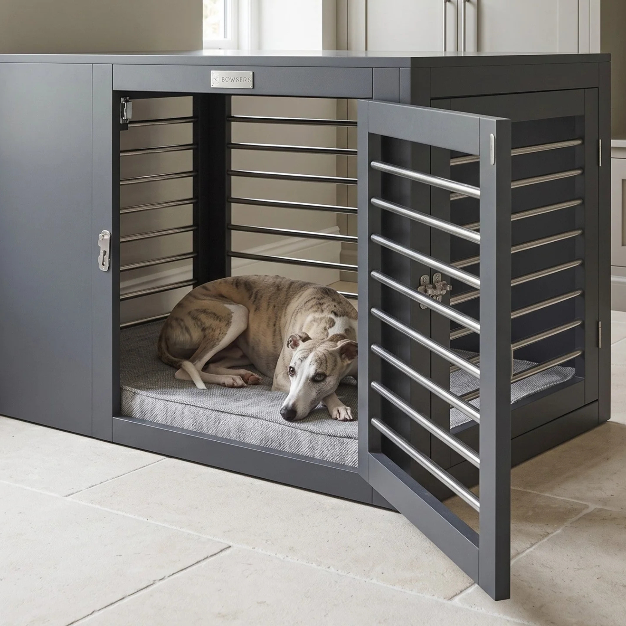 Moderno Dog Crate by Bowsers Pet Products