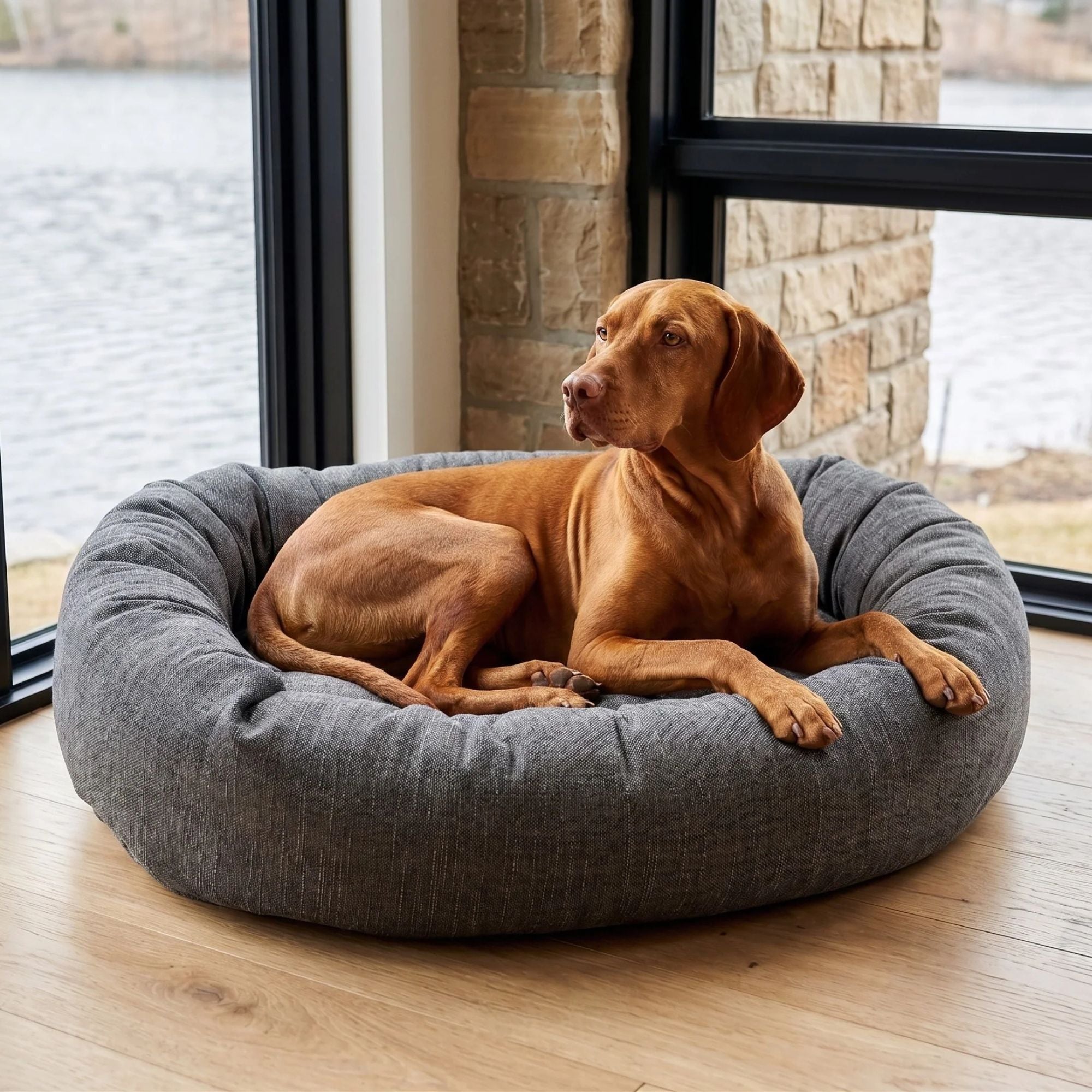 Bowsers Donut Dog Bed - Vintage Washed