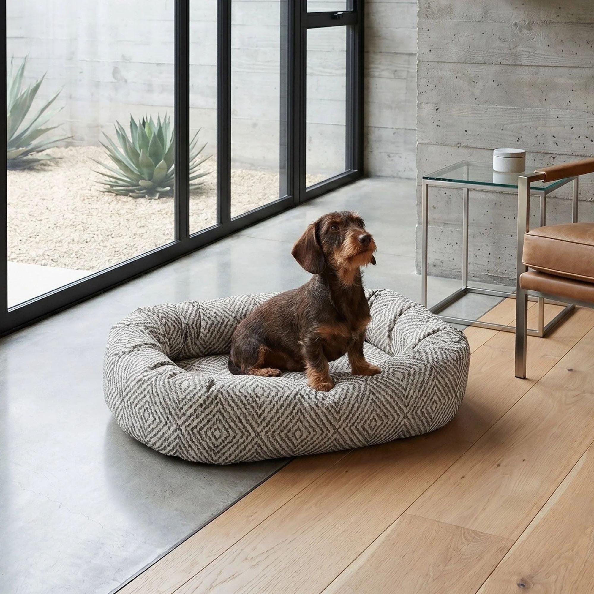 Bowsers Donut Dog Bed - Designer Prints