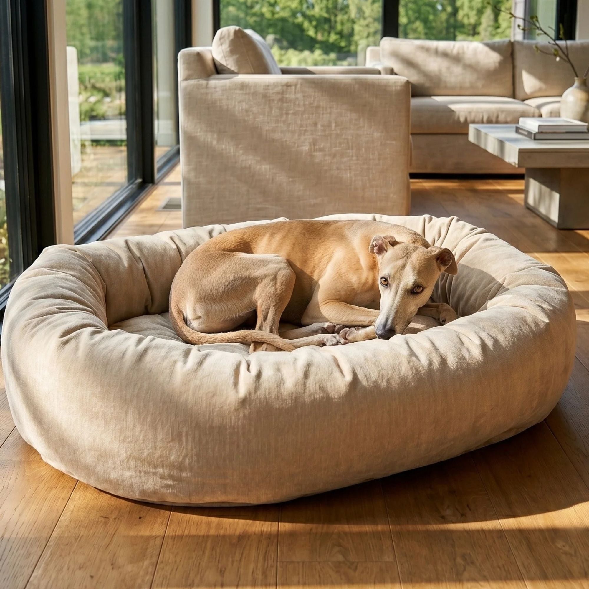 Bowsers Donut Dog Bed - Vintage Washed