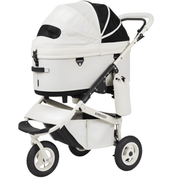 AirBuggy Dome 3 Premier Cruise Line Dog Stroller – Ivory White (Large) - godoggiestyle