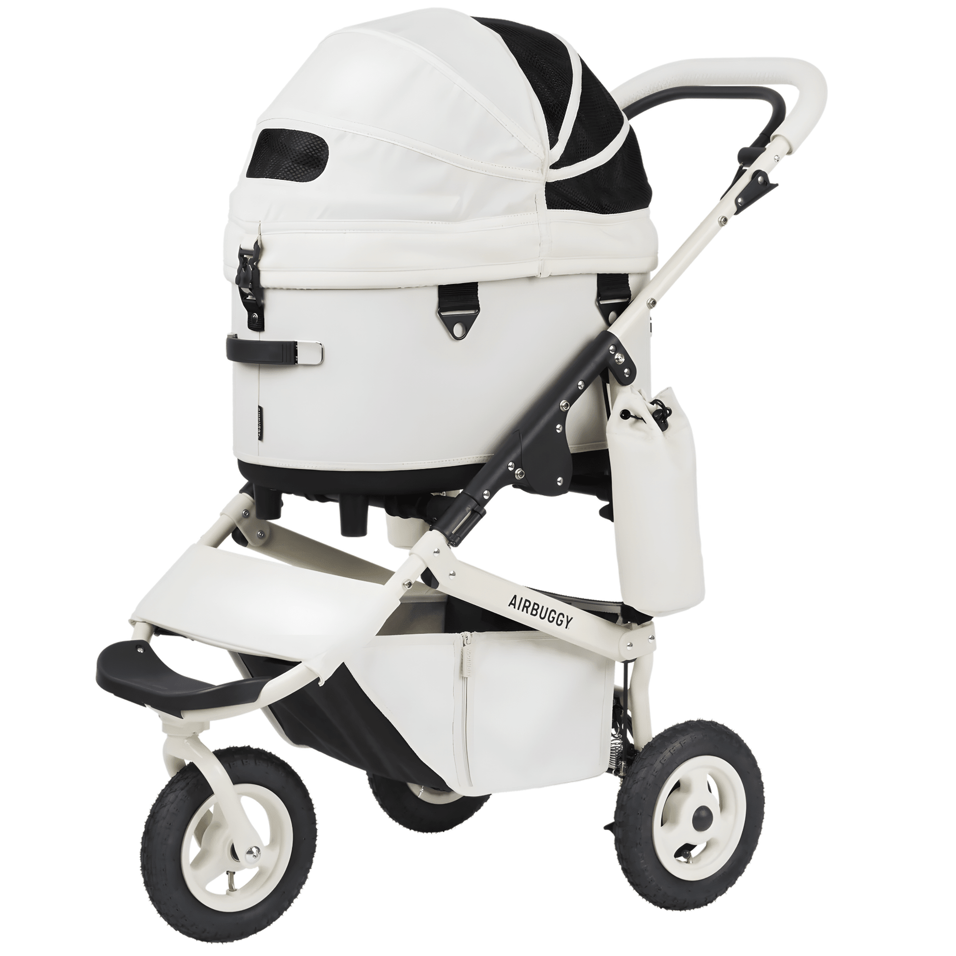 AirBuggy Dome 3 Premier Cruise Line Dog Stroller – Ivory White (Regular) - godoggiestyle