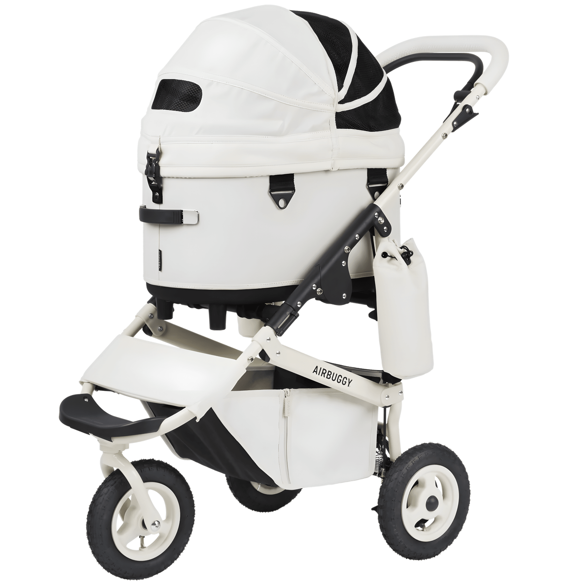 AirBuggy Dome 3 Premier Cruise Line Dog Stroller – Ivory White (Regular) - godoggiestyle
