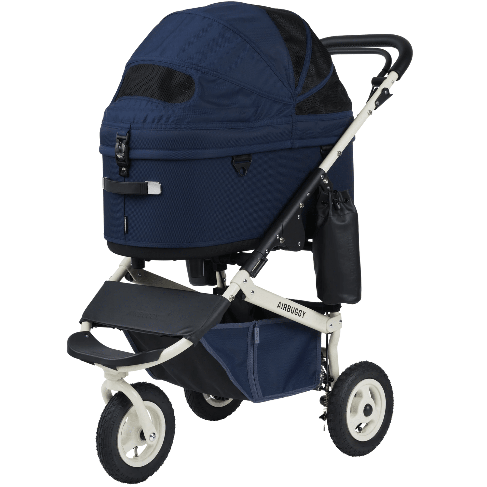 AirBuggy Dome 3 Premier Cruise Line Dog Stroller – Navy Blue (Large) - godoggiestyle