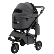 AirBuggy Dome 3 Premier Dog Stroller – Dim Grey (Large) - godoggiestyle