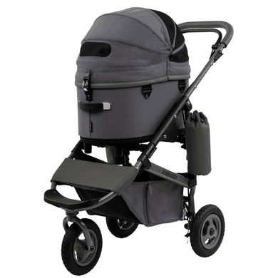 AirBuggy Dome3 Regular Stroller Earth Black, No-Bump Ride | Go