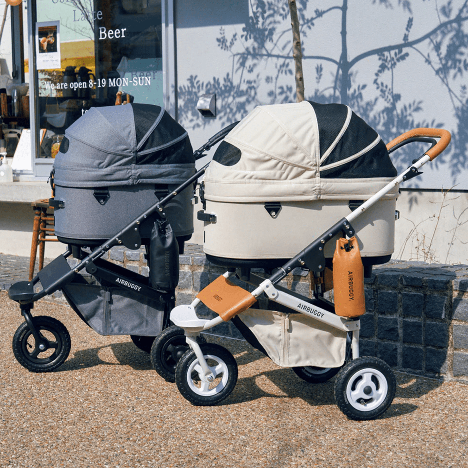 AirBuggy Dome 3 Premier Urban Series Dog Stroller – Urban White (Regular) - godoggiestyle