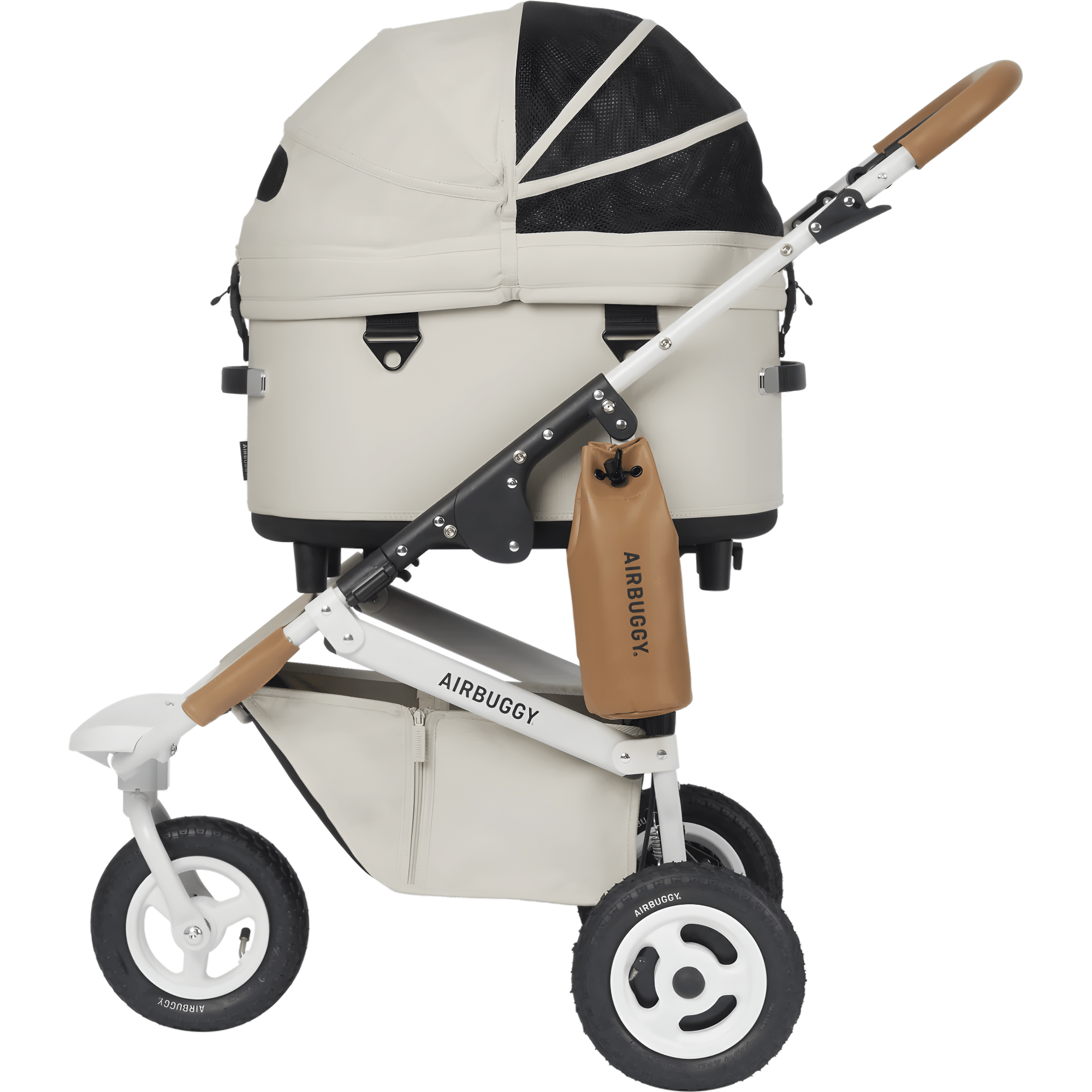 AirBuggy Dome 3 Premier Urban Series Dog Stroller – Urban White (Regular) - godoggiestyle