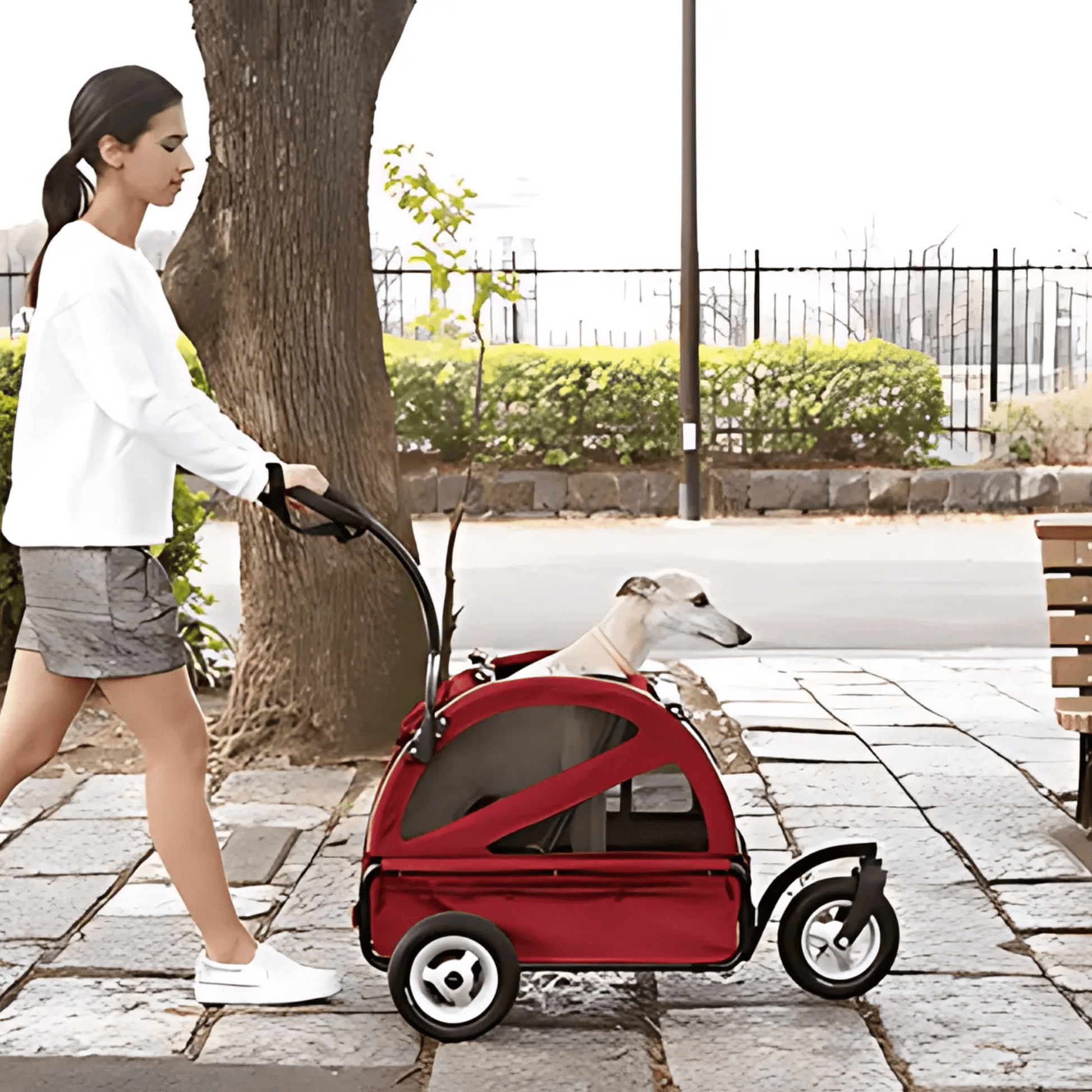 AirBuggy Twinkle Pet Stroller – Foldable, 55 lb Capacity | Go Doggie Style - godoggiestyle