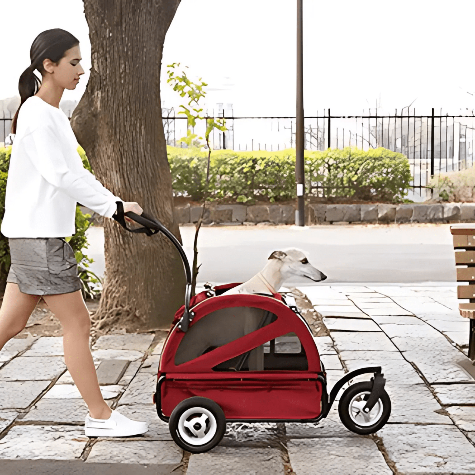 AirBuggy Twinkle Pet Stroller – Foldable, 55 lb Capacity | Go Doggie Style - godoggiestyle