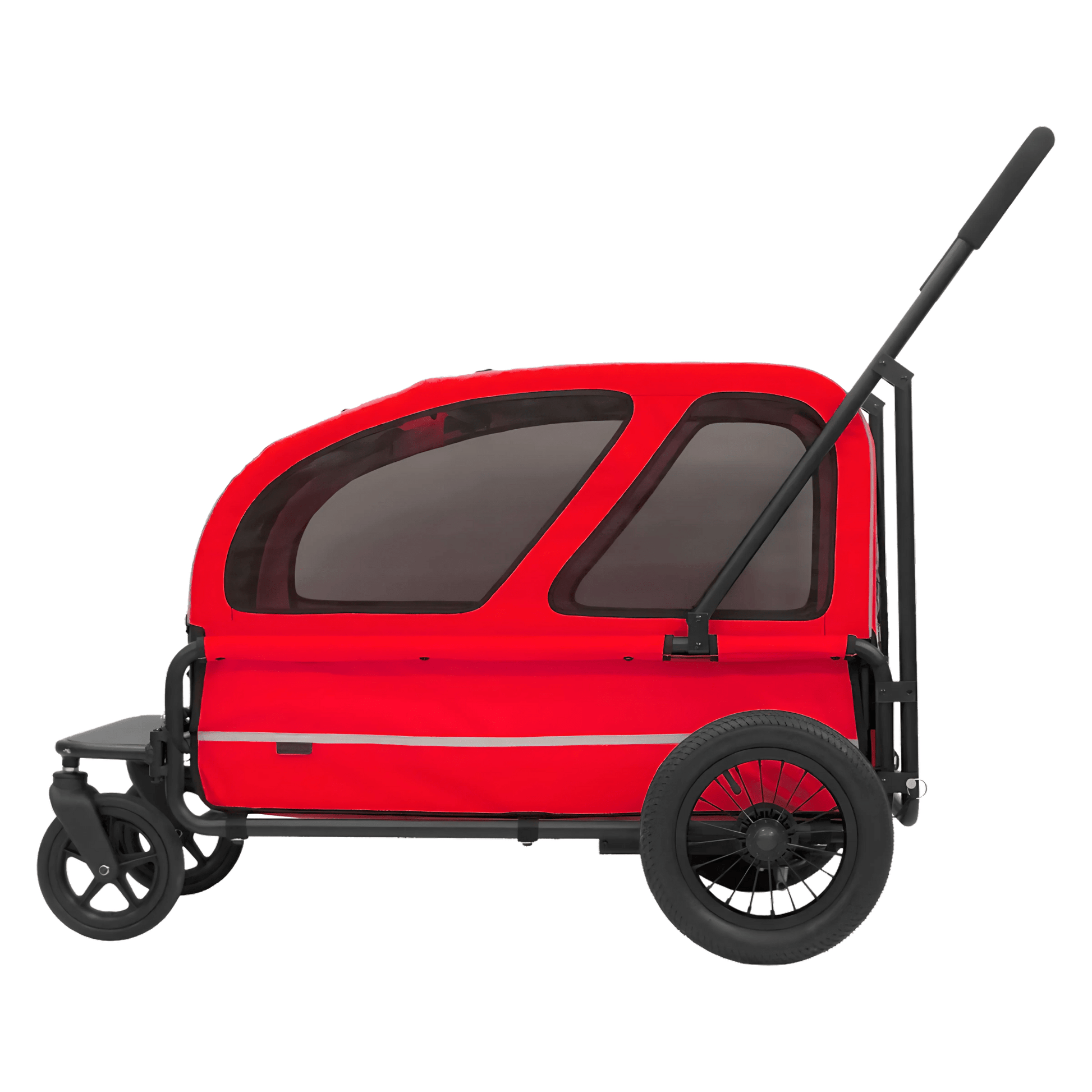 Berry Red Carriage Pet Cart Dog Stroller by Airbuggy - godoggiestyle