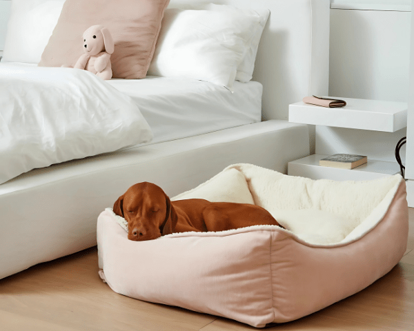 Blush (Microvelvet) Dog Scoop by Bowsers Pet Products (Diamond) - godoggiestyle