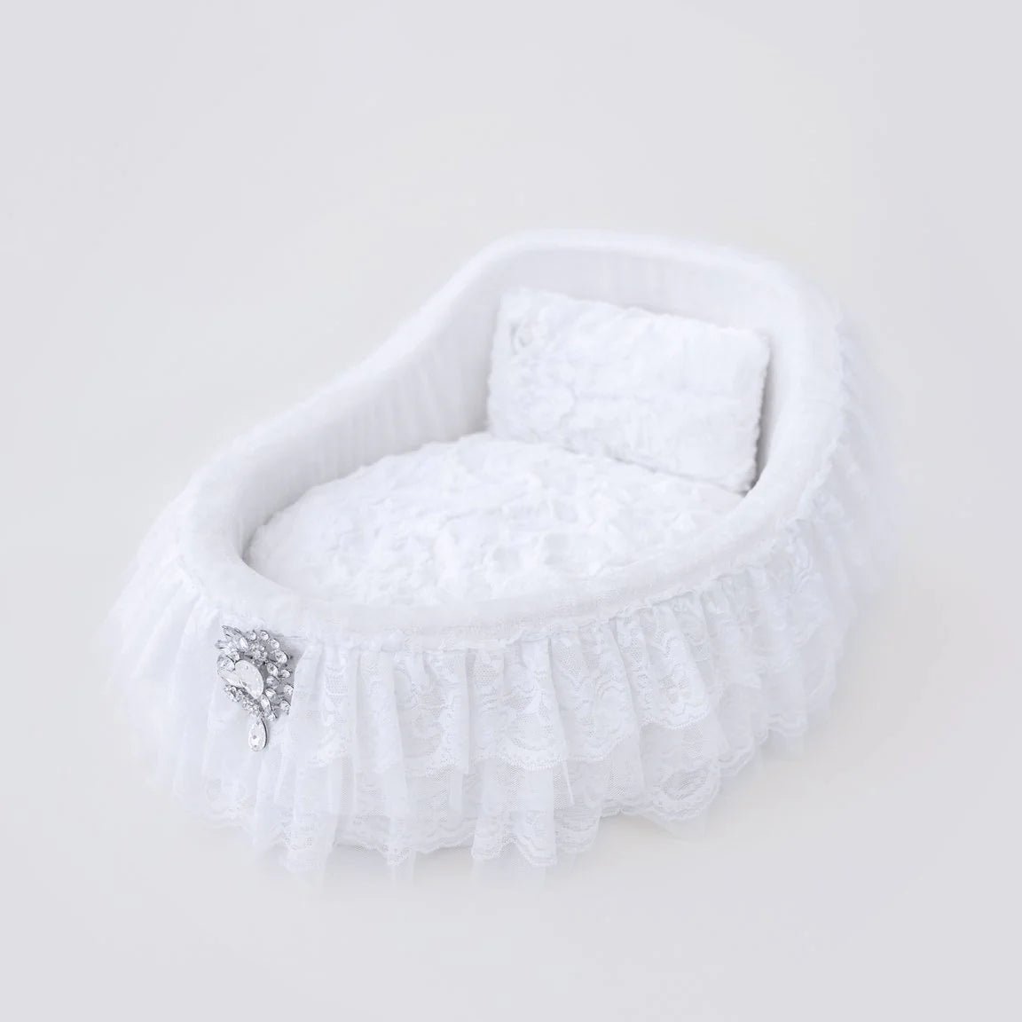 Crib Dog Bed-For Dogs Up To 6 lbs-4 Color Options-Made In USA-godoggiestyle