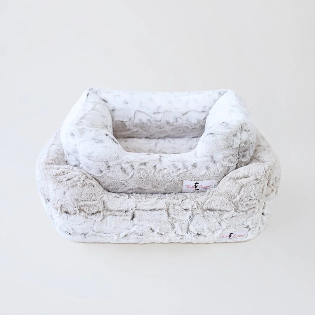 Deluxe Dog Bed - For Dogs Up To 10 lbs - 4 Color Options - Made In USA - godoggiestyle