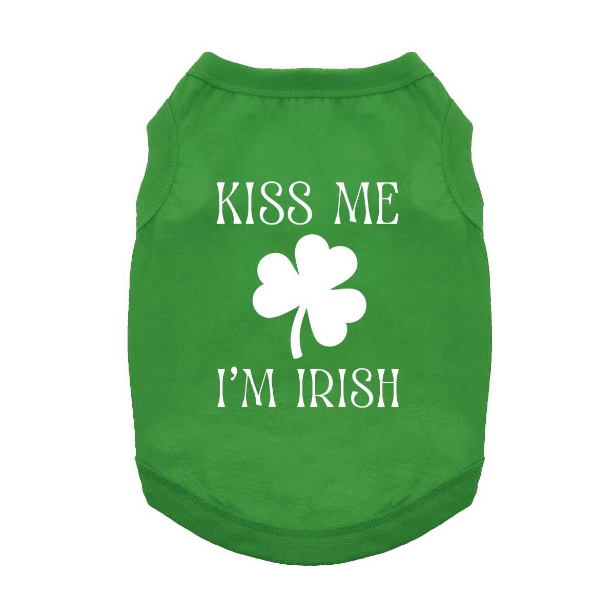 Kiss Me I'm Irish Dog Shirt - Emerald Green - godoggiestyle
