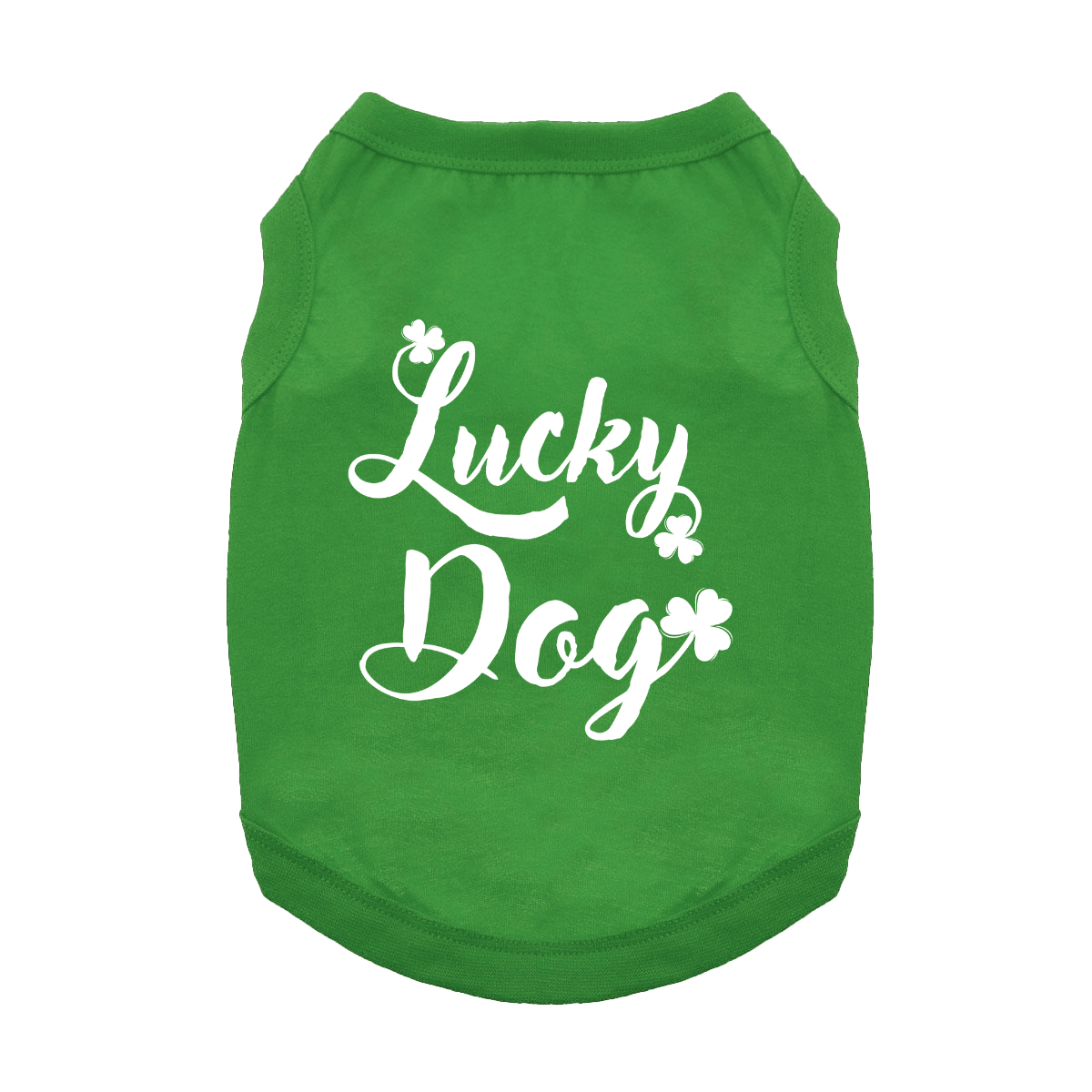 Lucky Dog Dog Shirt - Emerald Green - godoggiestyle