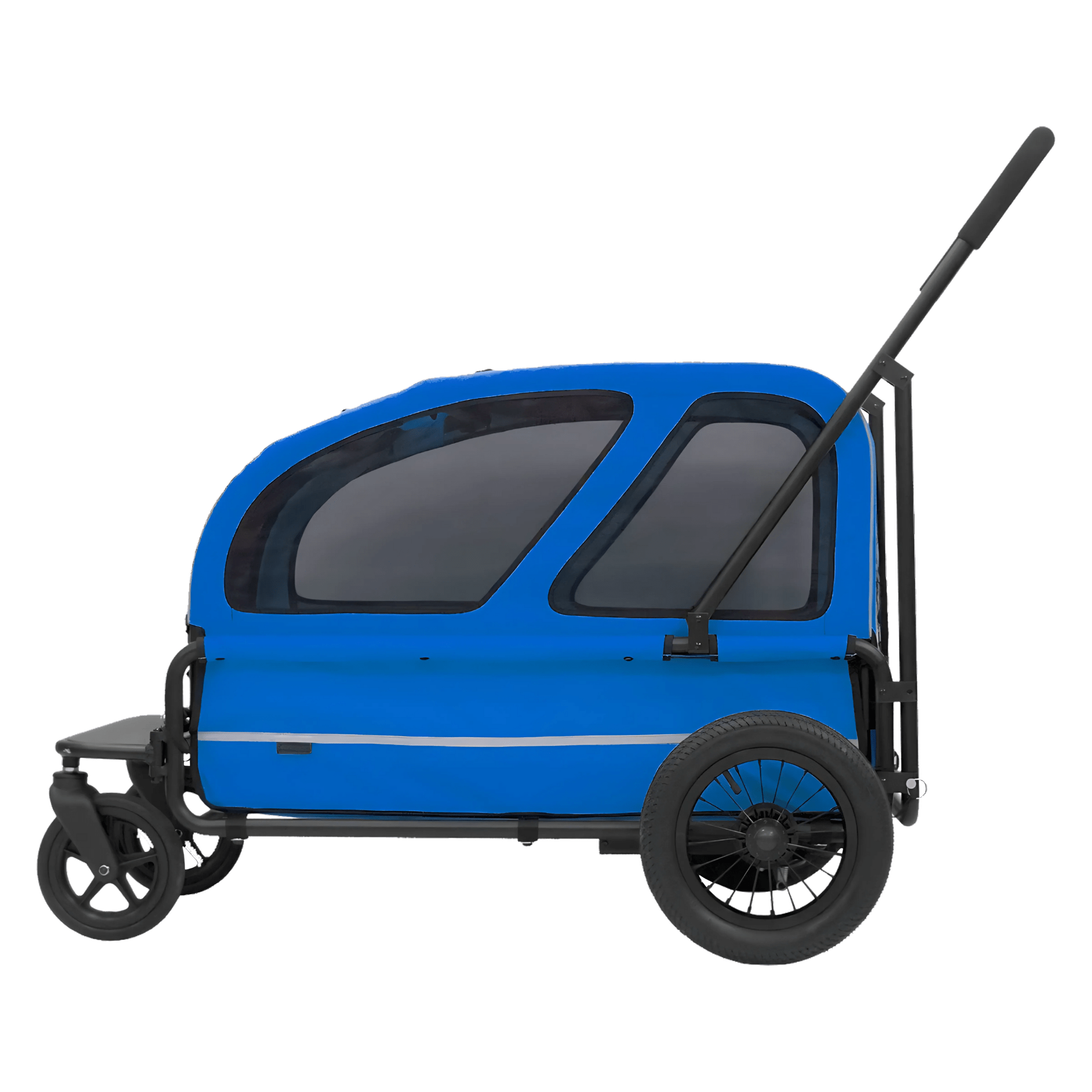 Royal Blue Carriage Pet Cart Dog Stroller by Airbuggy - godoggiestyle