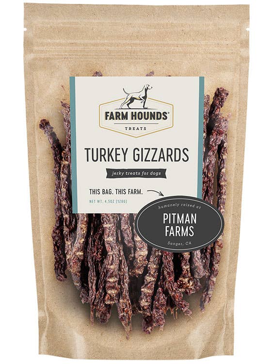 Turkey Gizzard 4.5oz - godoggiestyle