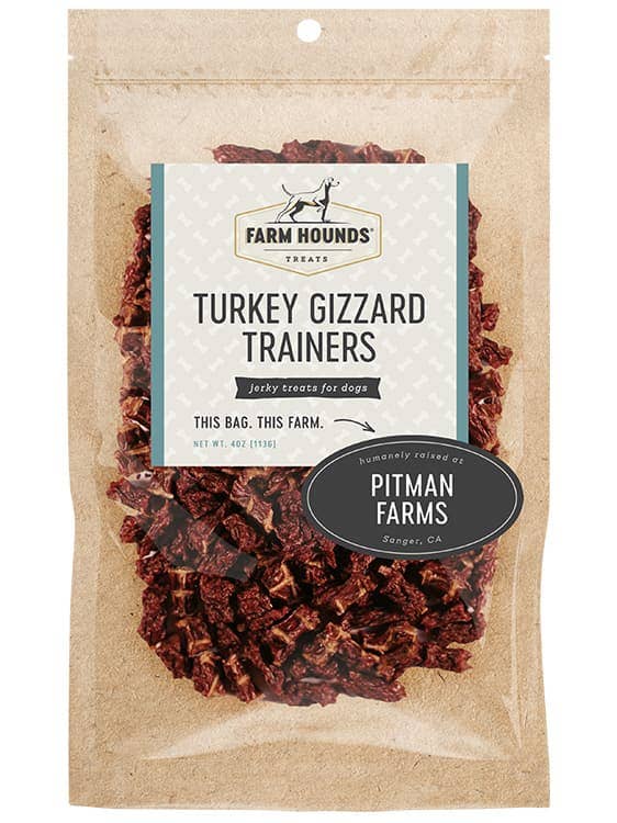 Turkey Gizzard Trainers 4oz - godoggiestyle