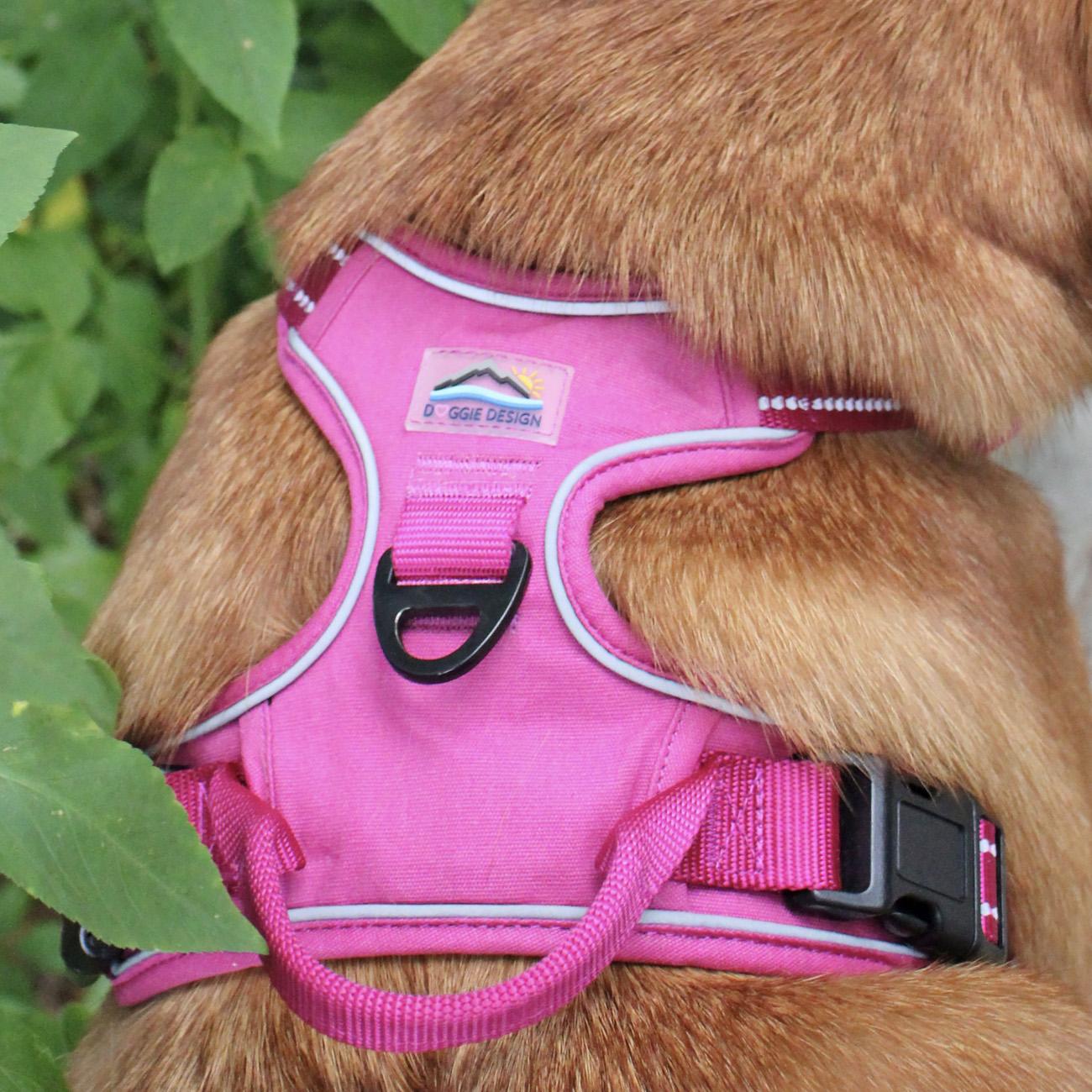 Venture Paw Pull Control Dog Harness - Wild Raspberry - godoggiestyle