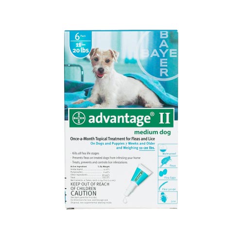 Advantage Flea Control for Dogs And Puppies 11-20 lbs 6 Month Supply - godoggiestyle