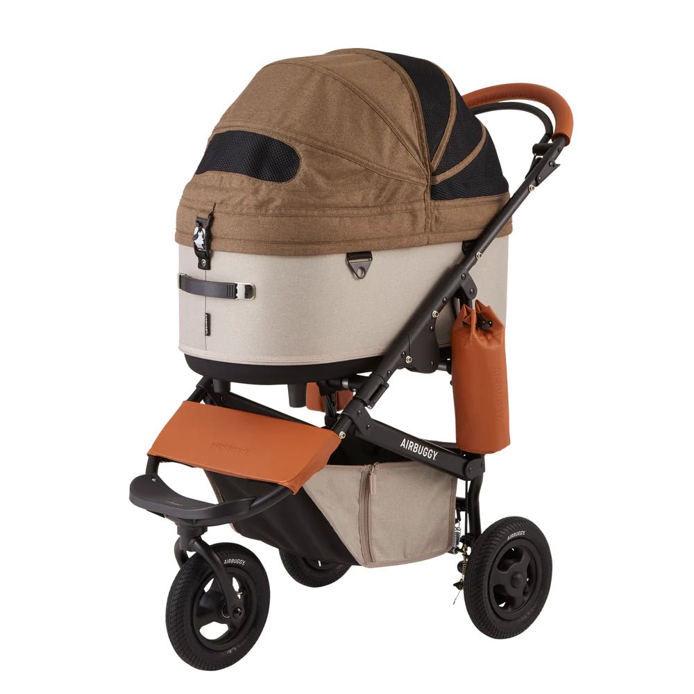 Cacao DOME3 Dog Stroller by Airbuggy (LARGE)-godoggiestyle