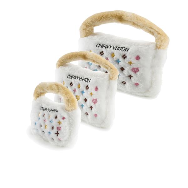 Chewy Vuiton Purse (White) - godoggiestyle
