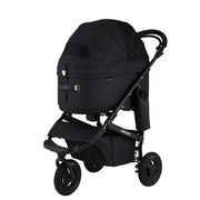Earth Black DOME3 Dog Stroller by Airbuggy (LARGE)-godoggiestyle