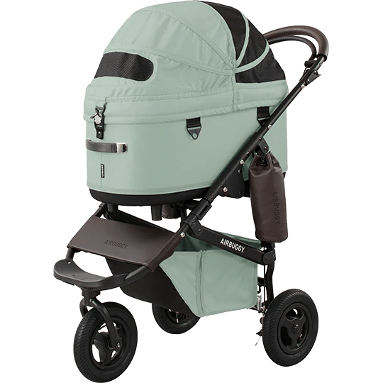 Grass Green DOME3 Dog Stroller by Airbuggy (LARGE)-godoggiestyle