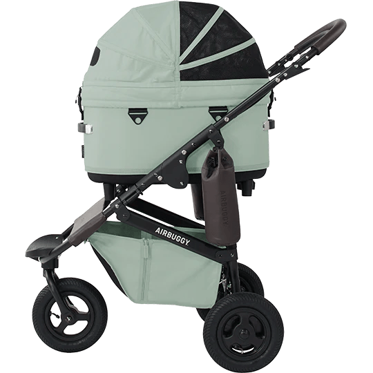 Grass Green DOME3 Dog Stroller by Airbuggy (REGULAR)-godoggiestyle