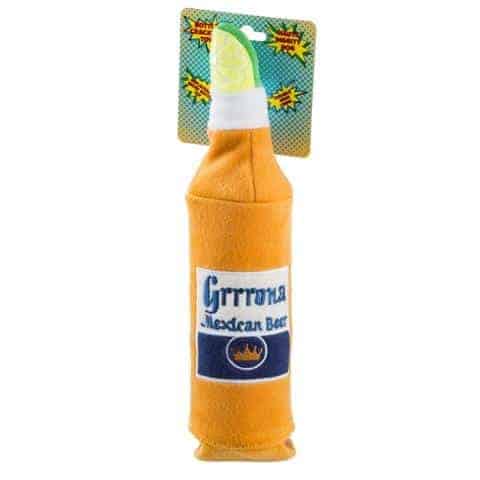 Grrrona Beer Water Bottle Crackler Toy - godoggiestyle
