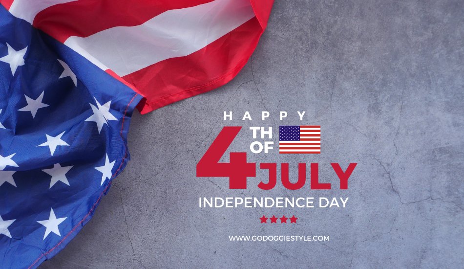 Happy 4th of July - Independence Day - Gift Card - godoggiestyle