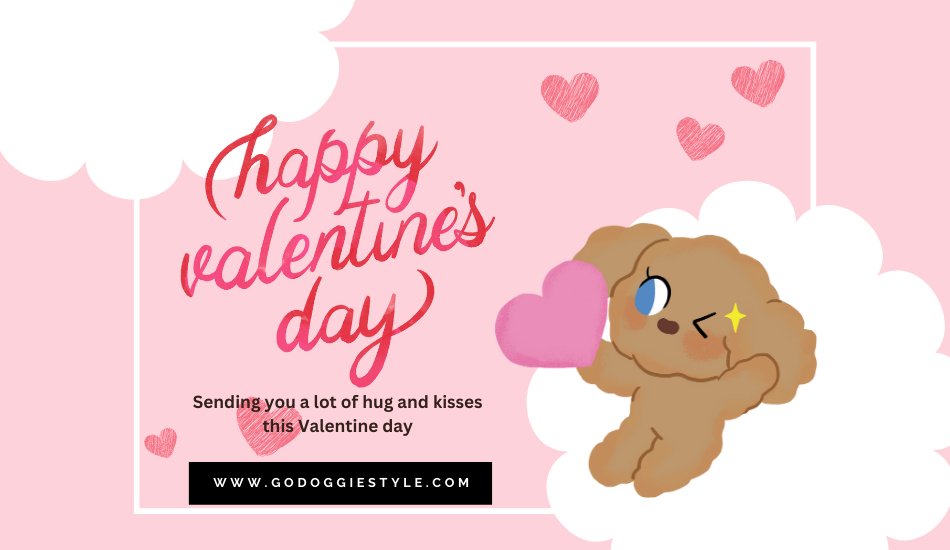 Happy Valentines Day - Gift Card - Option 2 - godoggiestyle