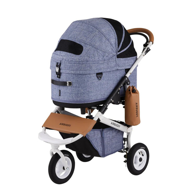 Melange Denim AirBuggy DOME3 Large Dog Stroller – godoggiestyle