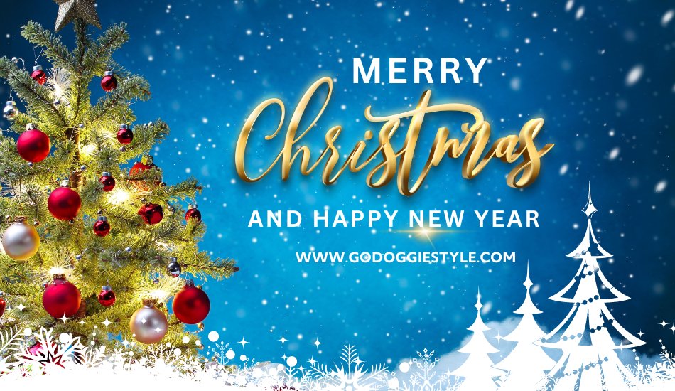 Merry Christmas - Gift Card - Option 2 - godoggiestyle
