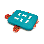 Outward Hound Nina Ottosson Dog Casino Puzzle Game Large Blue 14.5" x 14.5" x 2" - godoggiestyle