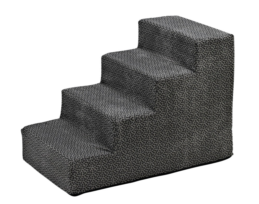 Pewter Bones (Microvelvet) Dog Designer Pet Step by Bowsers Pet Products (Diamond) - godoggiestyle