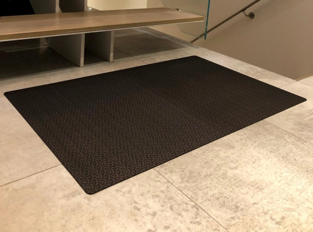 Pewter Bones (Microvelvet) Dog Sit'N'Stay Mat by Bowsers Pet Products (Diamond) - godoggiestyle