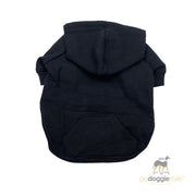 Premium Dog Hoodie - Pet Hoodie - Puppy Clothing - Dog Clothes - Outdoor Dog Coat - S-9XL Black - godoggiestyle