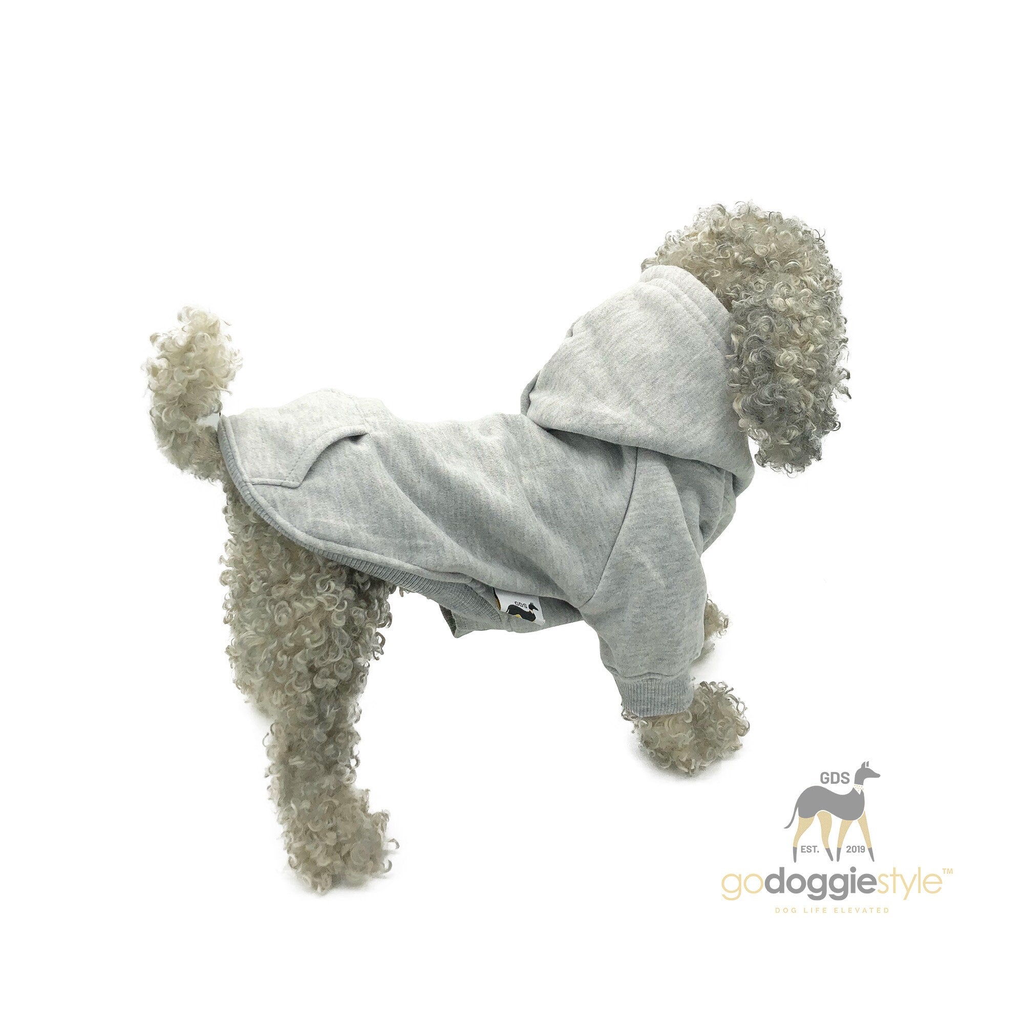 Premium Dog Hoodie - Pet Hoodie - Puppy Clothing - Dog Clothes - Outdoor Dog Coat - S-9XL White - godoggiestyle