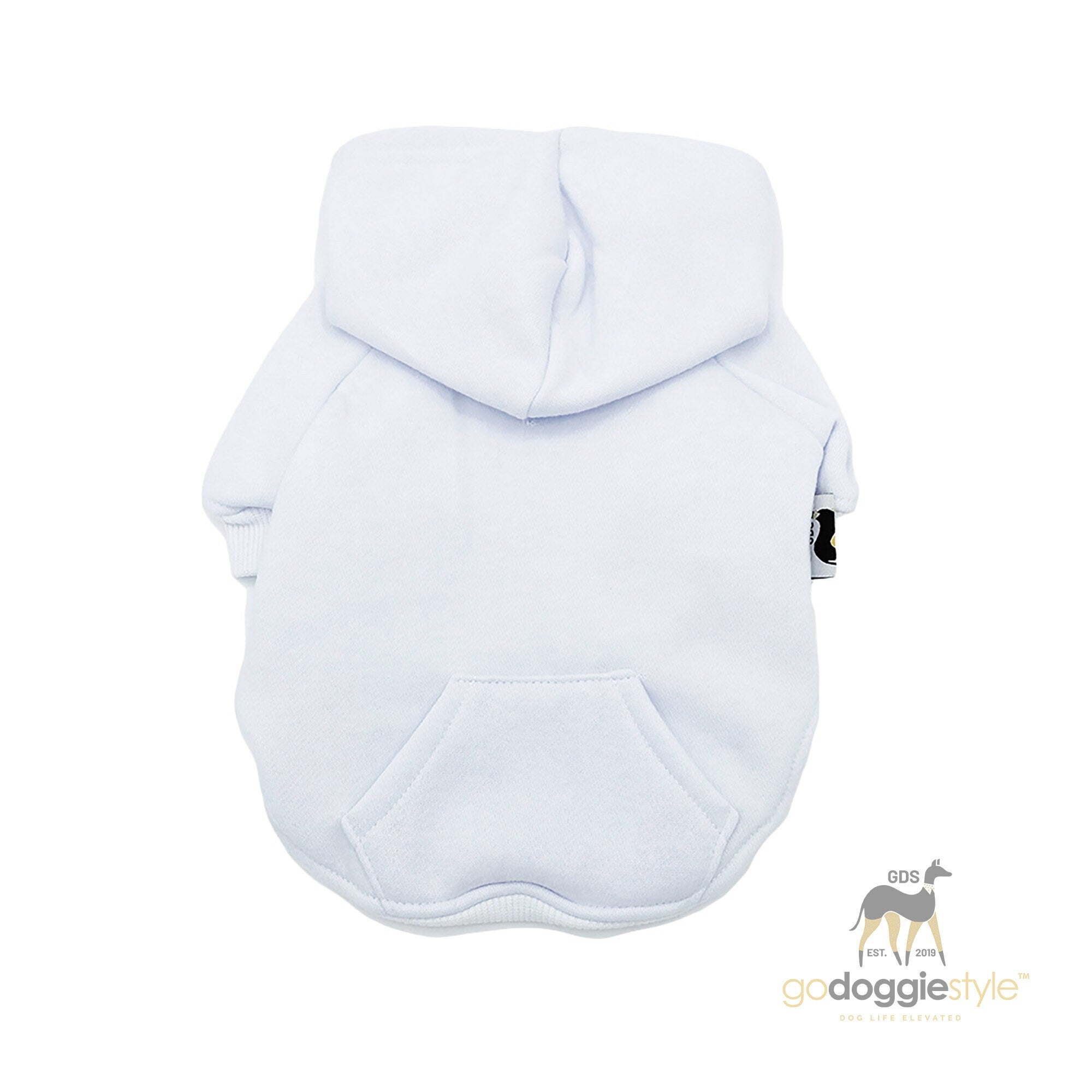 Premium Dog Hoodie - Pet Hoodie - Puppy Clothing - Dog Clothes - Outdoor Dog Coat - S-9XL White - godoggiestyle