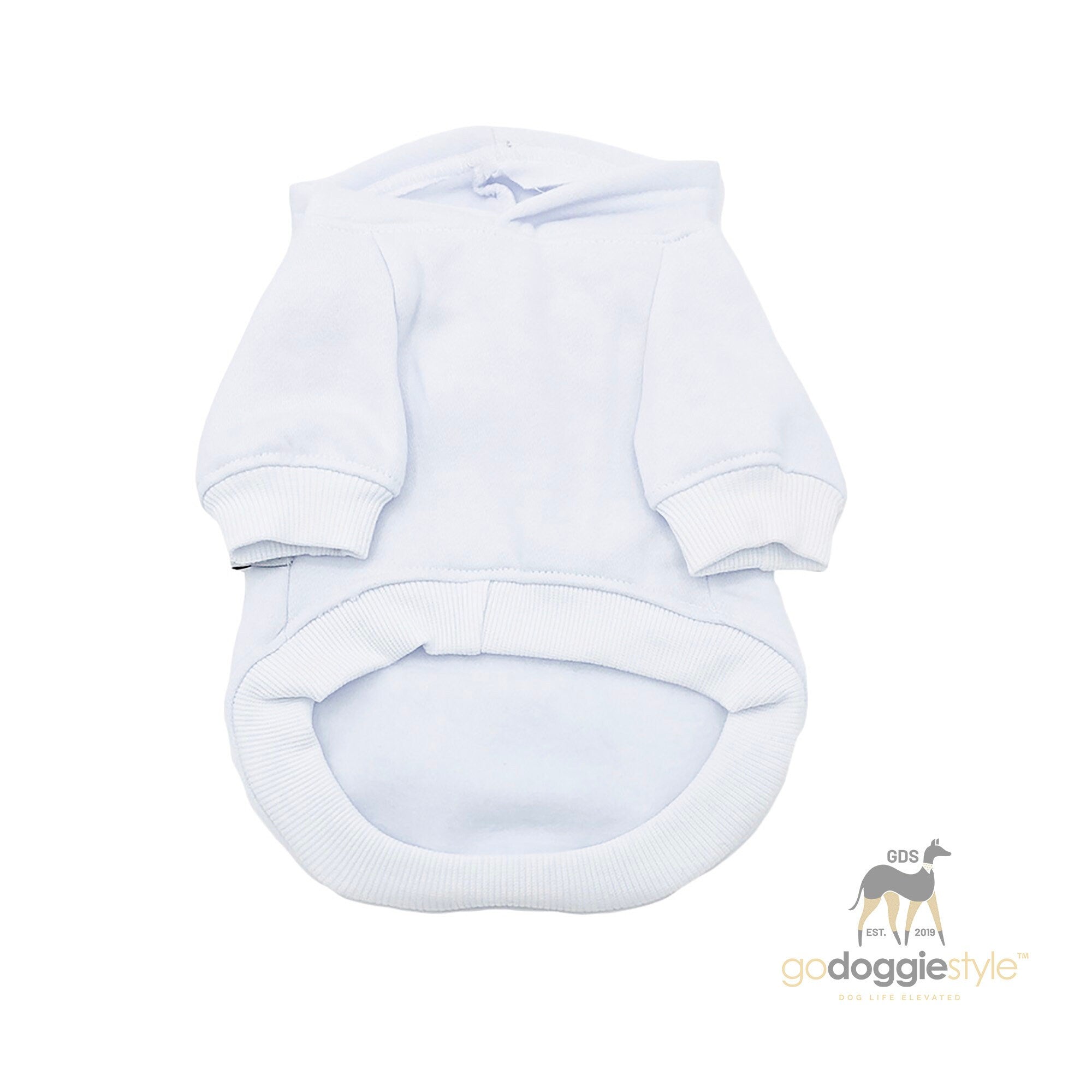 Premium Dog Hoodie - Pet Hoodie - Puppy Clothing - Dog Clothes - Outdoor Dog Coat - S-9XL White - godoggiestyle