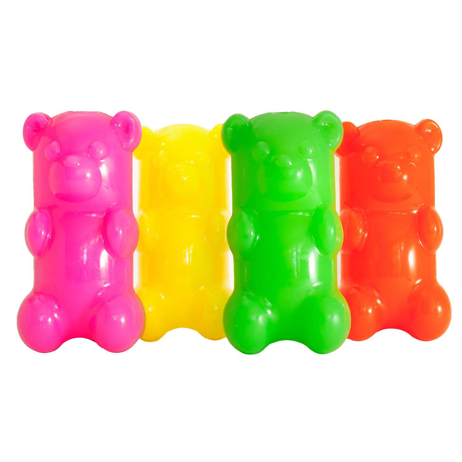 Ruff Dawg GummyBear Dog Toy Assorted 2.5" x 2" x 6" - godoggiestyle