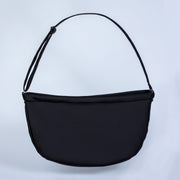 Signature Sling Luxury Dog Carrier (Black)-Handmade In USA-Small Dog Carrier-Faux Mink Lining-Adjustable Shoulder Strap-godoggiestyle