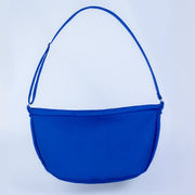 Signature Sling Luxury Dog Carrier (Royal Blue)-Handmade In USA-Small Dog Carrier-Faux Mink Lining-Adjustable Shoulder Strap-godoggiestyle